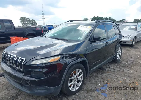 2016 Jeep Cherokee Sport из США, поврежденный, VIN 1C4PJLAB6GW107834